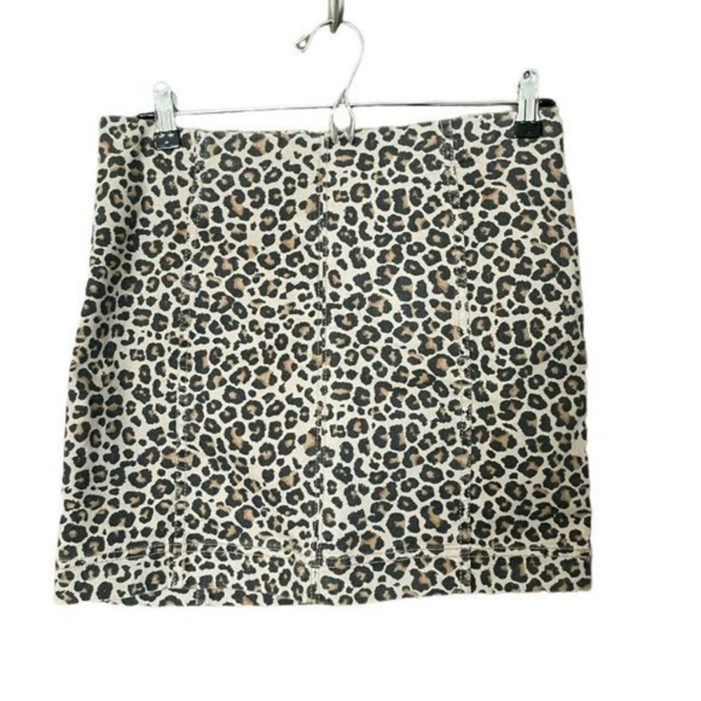 Leopard Print Skirt